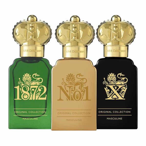 Clive Christian Original Collection For Men (1872 Masculine + No.1 + X Masculine) 3 X 10ml