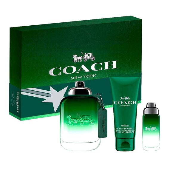 Coach Green For Men Eau de Toilette 100ml + 15ml + Shower Gel 100ml