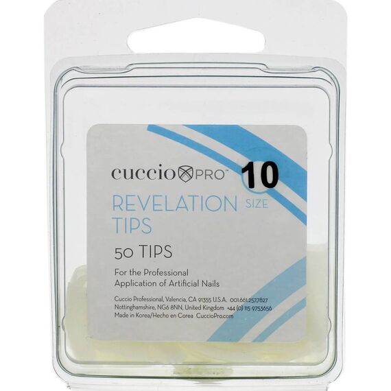 Cuccio Pro Revelation Tips 10 For Women Acrylic Nails 50pcs