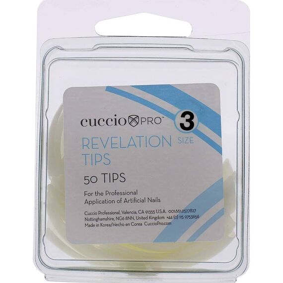 Cuccio Pro Revelation Tips 3 For Women Acrylic Nails 50pcs