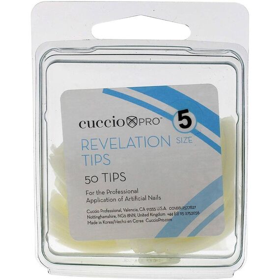 Cuccio Pro Revelation Tips 5 For Women Acrylic Nails 50pcs