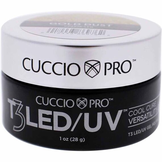 Cuccio Pro T3-Led/Uv Versatility Gold Dust For Women Nail Gel 28g