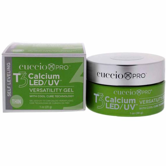 Cuccio Pro T3 Calcium Versatility Self Leveling Pink For Women Nail Gel 1oz, 2 image
