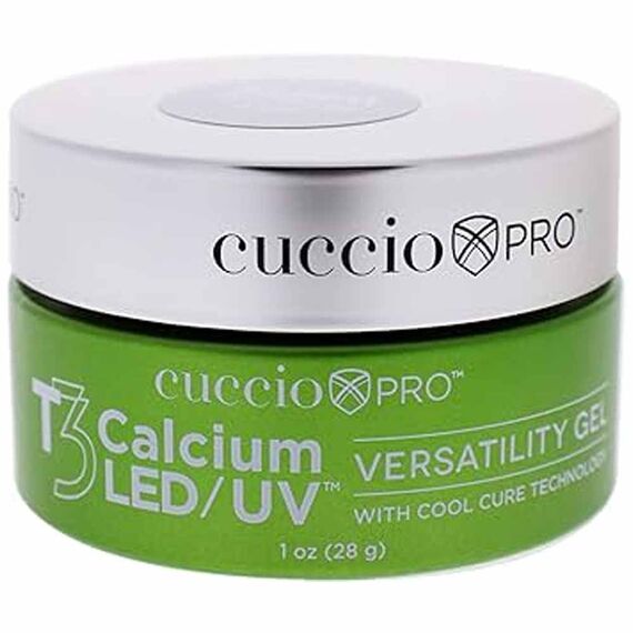 Cuccio Pro T3 Calcium Versatility Self Leveling White For Women Nail Gel 1oz