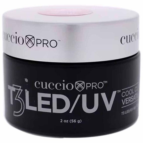 Cuccio Pro T3 Cool Cure Versatility Controlled Leveling Opaque Blush Pink For Women Nail Gel 2oz