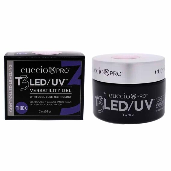 Cuccio Pro T3 Cool Cure Versatility Controlled Leveling Opaque Blush Pink For Women Nail Gel 2oz, 3 image