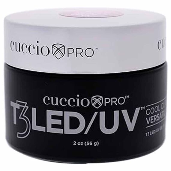 Cuccio Pro T3 Cool Cure Versatility Controlled Leveling Opaque Nude Pink For Women Nail Gel 2oz