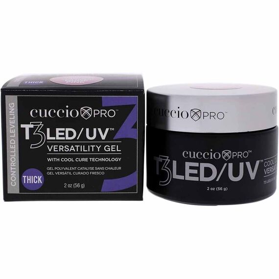 Cuccio Pro T3 Cool Cure Versatility Controlled Leveling Opaque Nude Pink For Women Nail Gel 2oz, 3 image