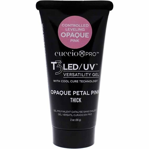 Cuccio Pro T3 Cool Cure Versatility Controlled Leveling Opaque Pink For Women Nail Gel Tube 2oz