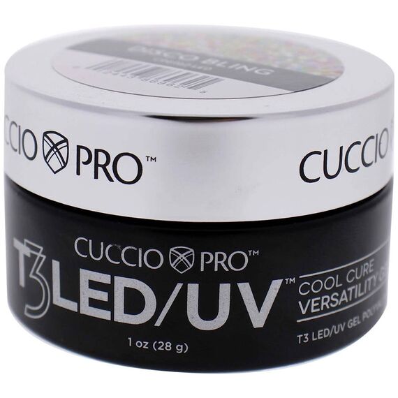 Cuccio Pro T3 Cool Cure Versatility Disco Bling For Women Nail Gel 1oz