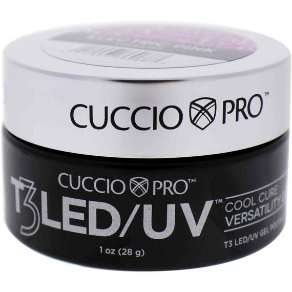 Cuccio Pro T3 Cool Cure Versatility Electric Pink For Women Nail Gel 1oz