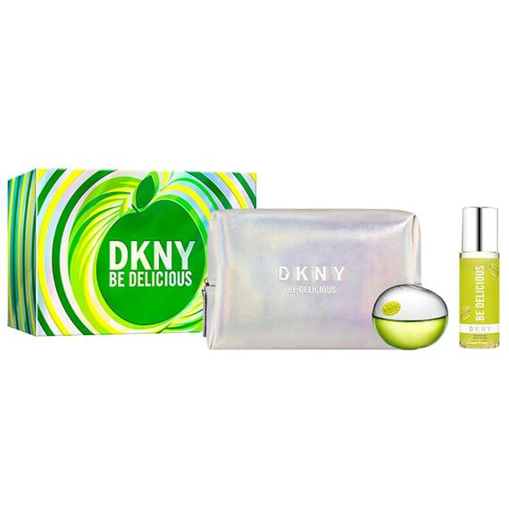 Donna Karan Be Delicious For Women Eau de Parfum 100ml + Body Mist 125ml + Pouch, 3 image