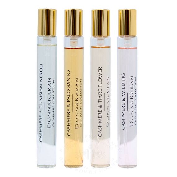 Donna Karan Cashmere Collection For Women Eau de Parfum (Wild Fig+Tunisian Neroli+Palo Santo+Tiare Flower ) 4 X 10ml