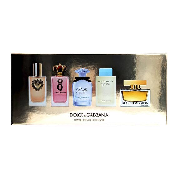 Dolce & Gabbana For Women Eau de Parfum (Devotion + Q + Blue Jasmine + The One) + Eau De Toilette (Light Blue) 4X5ml, 2 image