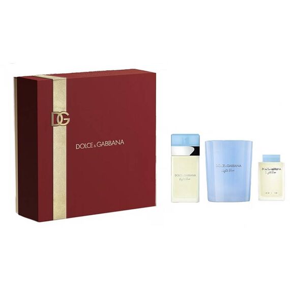 Dolce & Gabbana Light Blue For Women Eau de Toilette 50ml + 4.5ml + Candle 70g
