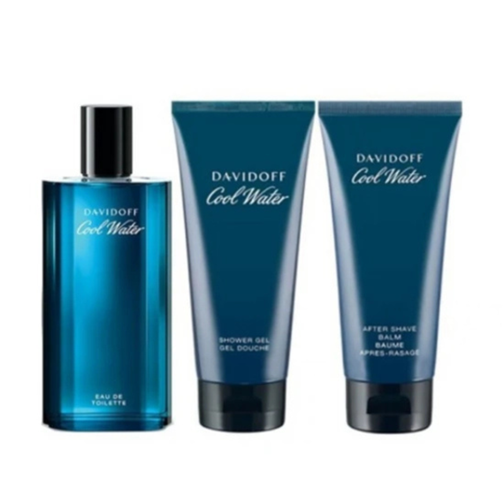 Davidoff Cool Water For Men Eau de Toilette 125ml + Shower Gel 75ml + After shave Balm 75ml