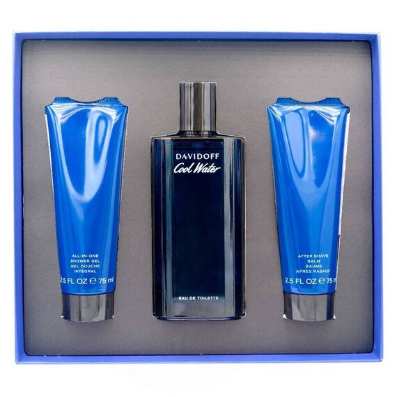 Davidoff Cool Water For Men Eau de Toilette 125ml + Shower Gel 75ml + After shave Balm 75ml