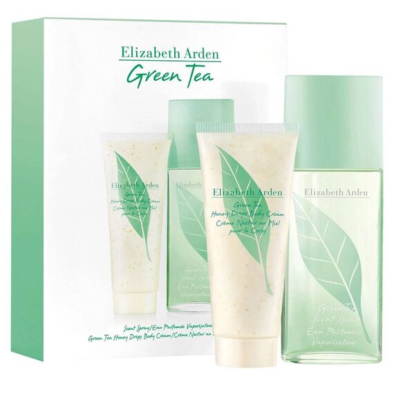 Elizabeth Arden Green Tea For Women Eau de Toilette 100ml + Honey Drop Body Lotion 100ml