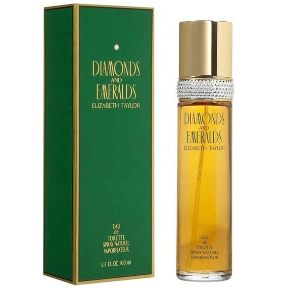 Elizabeth Taylor Diamonds and Emeralds For Women Eau de Toilette 100ml, 2 image