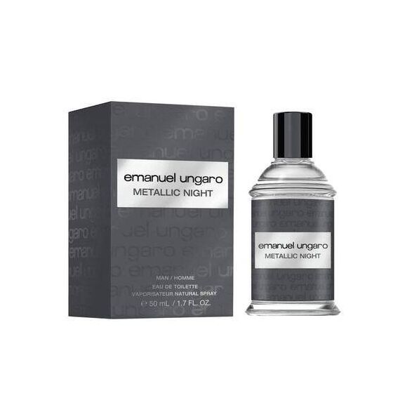 Emanuel Ungaro Metallic Night For Men Eau de Toilette 50ml, 2 image