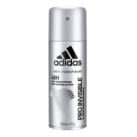 Adidas Pro Invisible Clear Performance For Men Deodorant Spray 150ml