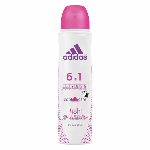 Adidas 6in1 Cool & Care For Women Body Spray 150ml