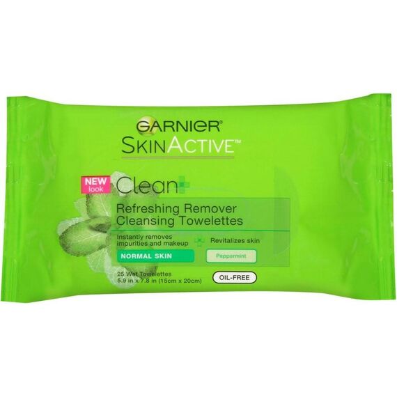Garnier Normal Skin Refreshing Removers Cleansing Towelettes 1 X 25 Sheet