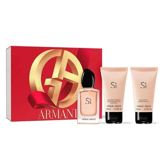 Giorgio Armani Si For Women Eau de Parfum 50ml + Shower Gel 50ml + Body Lotion 50ml