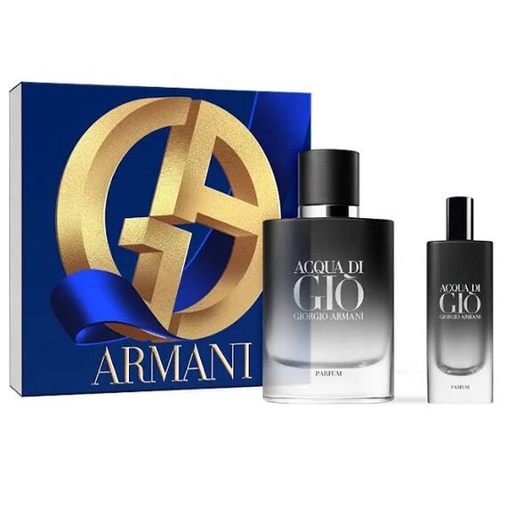 Giorgio Armani Acqua di Gio For Men Parfum Refillable 100ml + Parfum 15ml