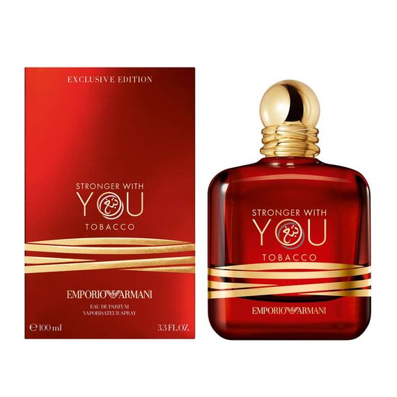 Giorgio Armani Emporio Armani Stronger With You Tobacco Exclusive Edi For Men Eau de Parfum 100ml, 3 image