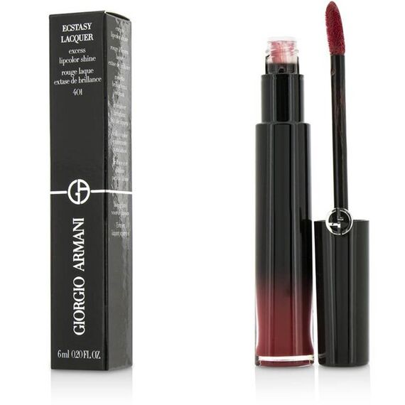 Giorgio Armani Ecstasy Lacquer 401 Red Chrome For Women Lip Gloss 0.2oz