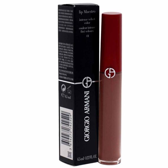 Giorgio Armani Lip Maestro Intense Velvet Color 01 Granite For Women Lipstick 0.22oz, 2 image