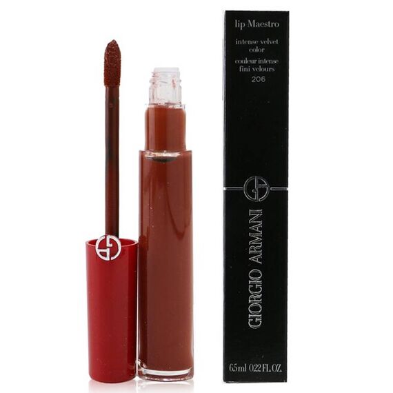 Giorgio Armani Lip Maestro Intense Velvet Color 206 Cedar For Women Lipstick 0.22oz