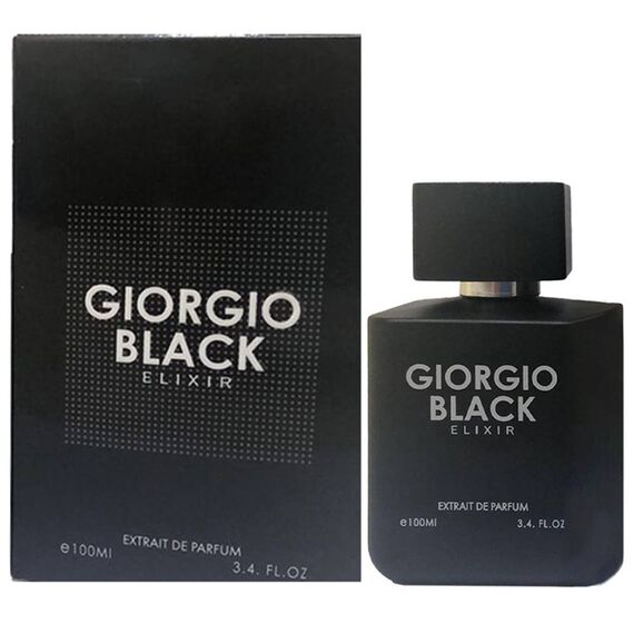 Giorgio Black Elixir For Men Extrait De Parfum 100ml, 2 image