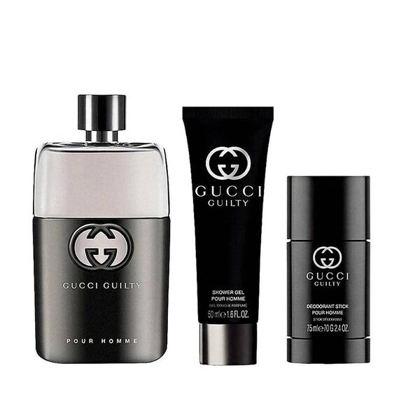 Gucci Guilty Pour Homme Eau de Toilette 90ml + Deo Stick 75ml + Shower Gel 50ml
