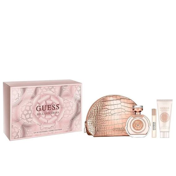 Guess Bella Vita Rosa For Women Eau de Toilette 100ml + 15ml + Body Lotion 100ml + Pouch, 5 image