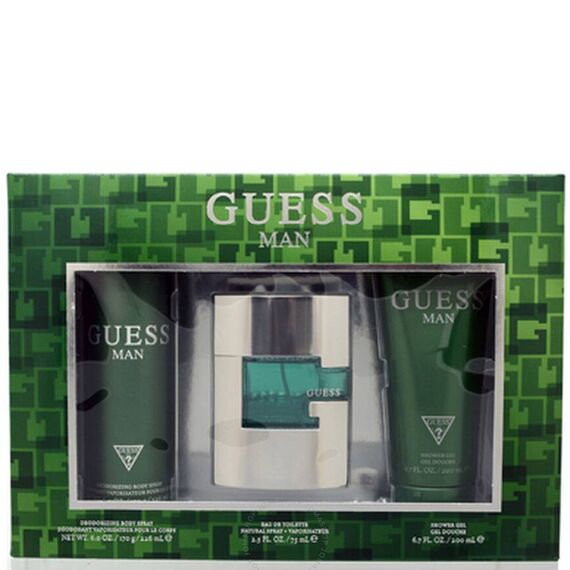Guess Green For Men Eau de Toilette 75ml + Shower Gel 200ml + Body Spray 226ml, 3 image