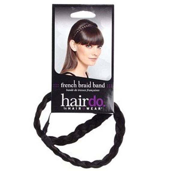 Hairdo Braid Black French Braid Band 1Pc
