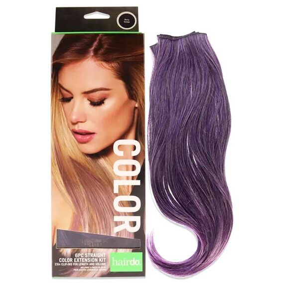 Hairdo Color Berry Sorbet Straight Color Extension 6Pcs