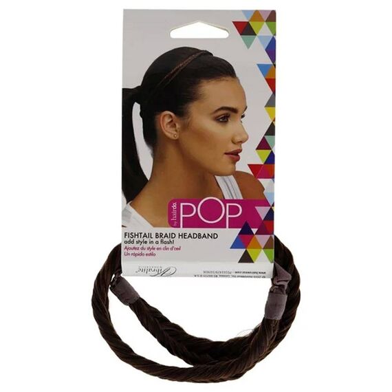 Hairdo Pop Fishtail Braid Chocolate Copper Headband 1Pc