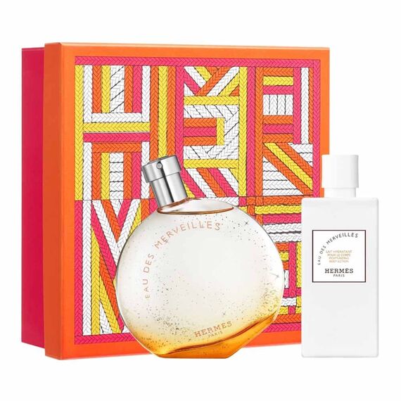 Hermes Eau Des Merveilles For Women Eau de Toilette 100ml + Body Lotion 80ml