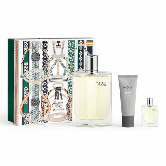 Hermes H24 For Men Eau de Toilette 100ml + 5ml + Face Moisturizer 20ml