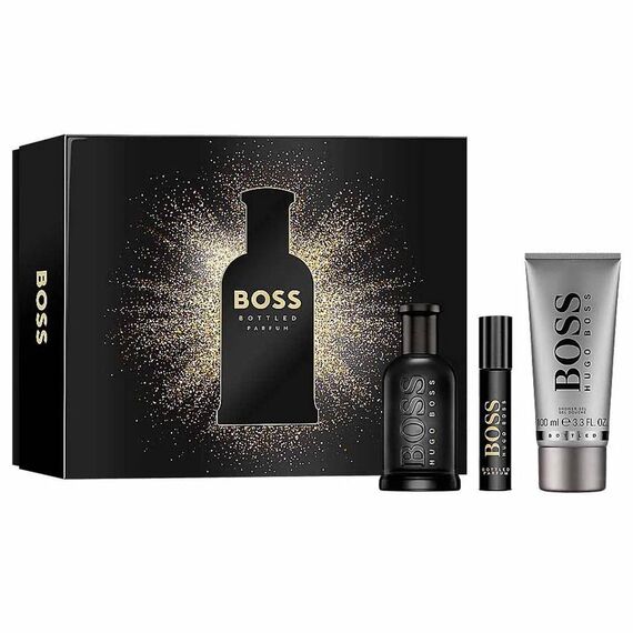 Hugo Boss Boss Bottled For Men Parfum 100ml + 10ml + Shower Gel 100ml, 2 image