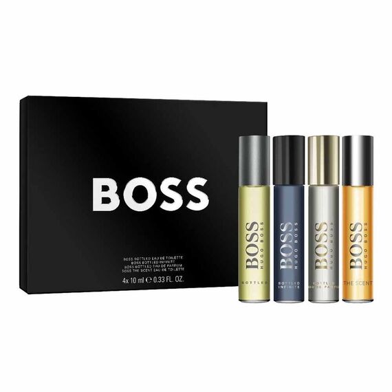 Hugo Boss Boss For Men (Bottled Eau de Toilette + Bottled Infinite Eau de Parfum + Bottled Eau de Parfum + The Scent Eau de Toilette) 4 X 10ml, 2 image