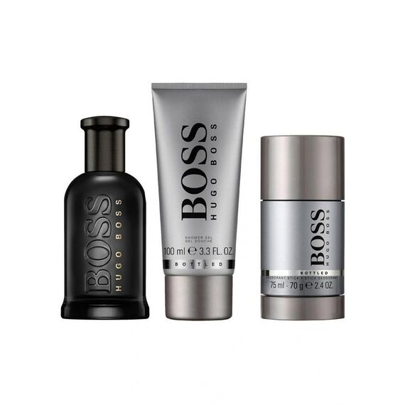 Hugo Boss Boss Bottled For Men Parfum 100ml + Shower Gel 100ml + Deodorant Stick 75ml