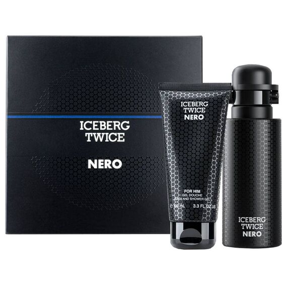 Iceberg Twice Nero For Men Eau De Toilette 125ml + Shower Gel 100ml