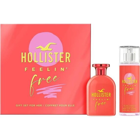 Hollister Feelin' Free For Her Eau de Parfum 50ml + Fragrance Mist 125ml