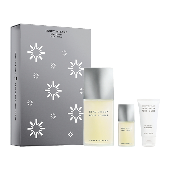 Issey Miyake Leau Dissey Pour Homme Eau De Toilette 125ml + 10ml + Shower Gel 50ml, 2 image