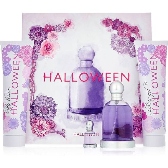 Jesus Del Pozo Halloween For Women Eau de Toilette 100ml + 4.5ml + Body Lotion 100ml + Shower Gel 100ml, 2 image