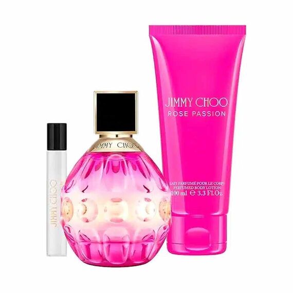 Jimmy Choo Rose Passion For Women Eau de Parfum 100ml + 7.5ml + Body Lotion 100ml